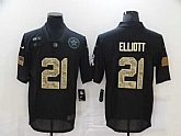 Nike Cowboys 21 Ezekiel Elliott Black Camo 2020 Salute To Service Limited Jersey,baseball caps,new era cap wholesale,wholesale hats